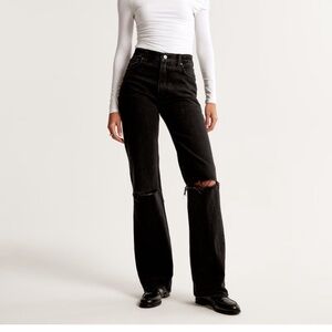 Abercrombie 90’s relaxed curve love jeans